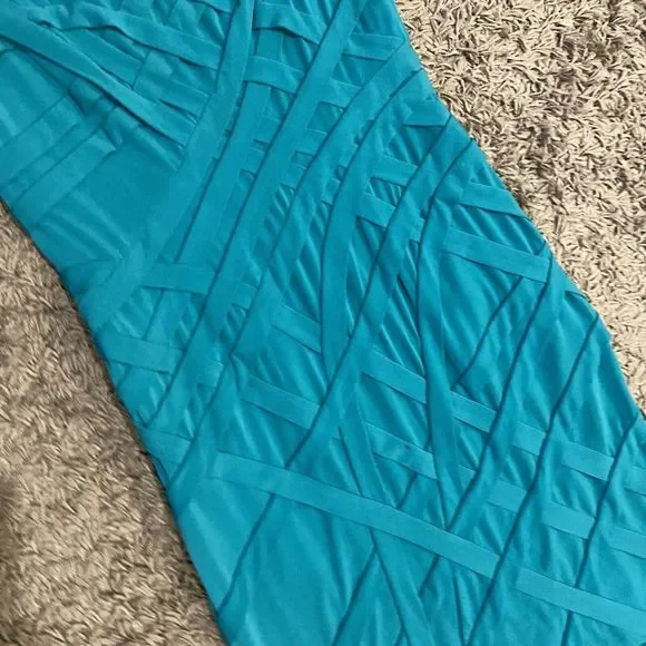 Tadashi Shoji NEW Teal Green Bodycon Dress Size L Women
